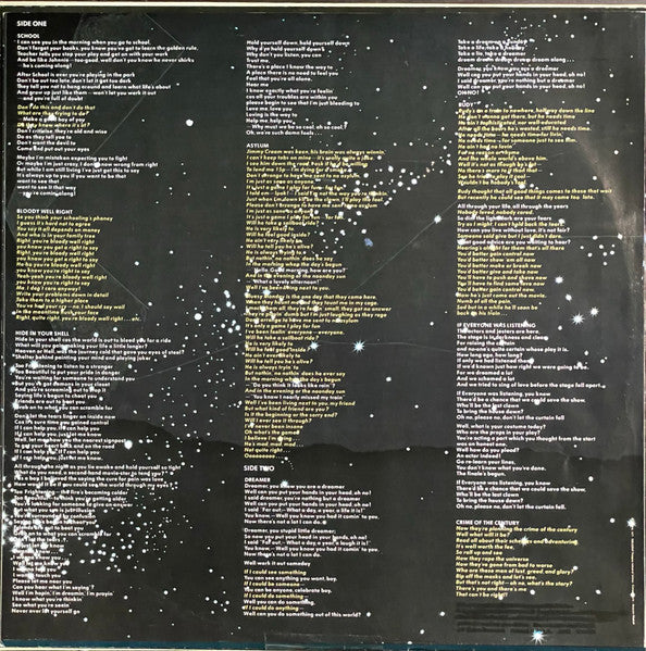 Supertramp : Crime Of The Century (LP, Album, RE)