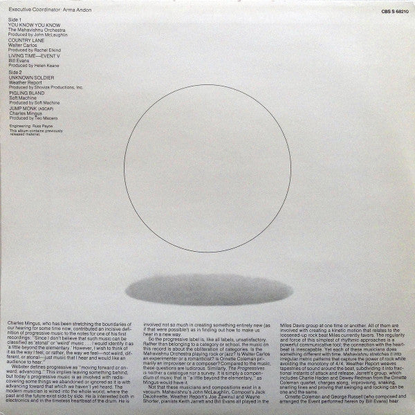 Various : The Progressives (2xLP, Comp)