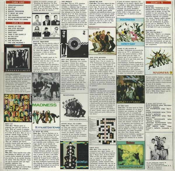 Madness : Al Completo (LP, Comp)