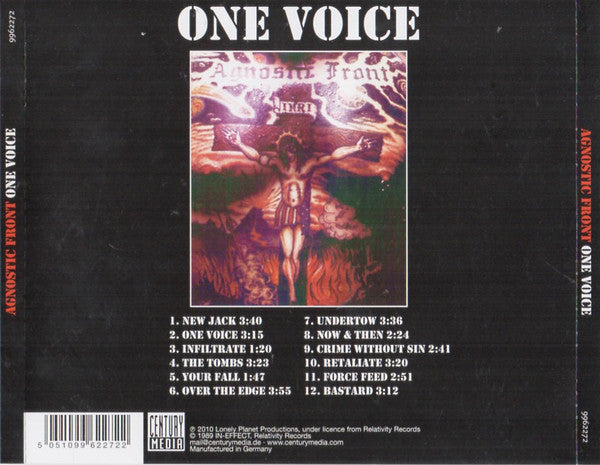 Agnostic Front : One Voice (CD, Album, RE)