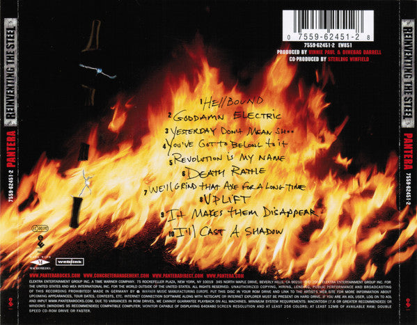 Pantera : Reinventing The Steel (CD, Album, RE)