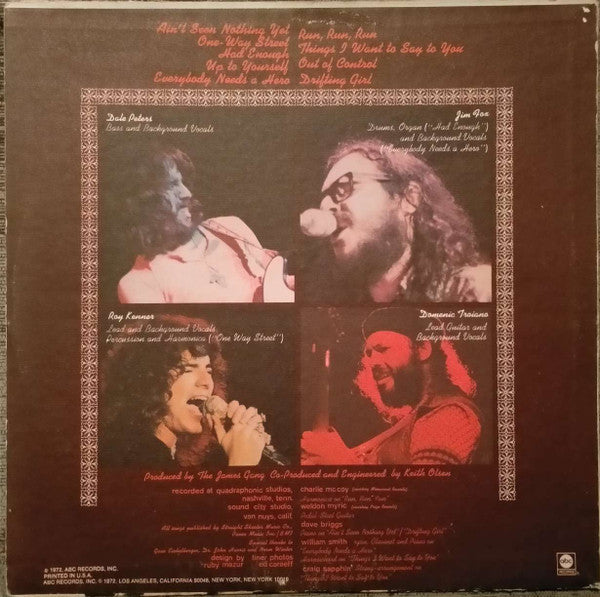 James Gang : Passin' Thru (LP, Album)