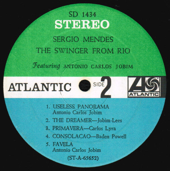 Sérgio Mendes Featuring  Antonio Carlos Jobim : The Swinger From Rio (LP, Album, RP)