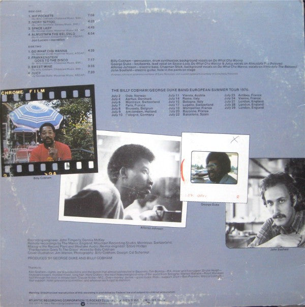 The Billy Cobham / George Duke Band : "Live" On Tour In Europe (LP, Album, RI )