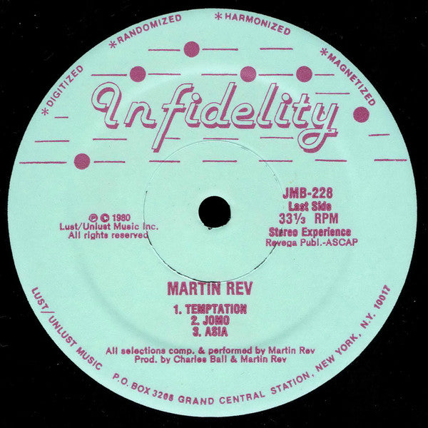 Martin Rev : Martin Rev (LP, Album)