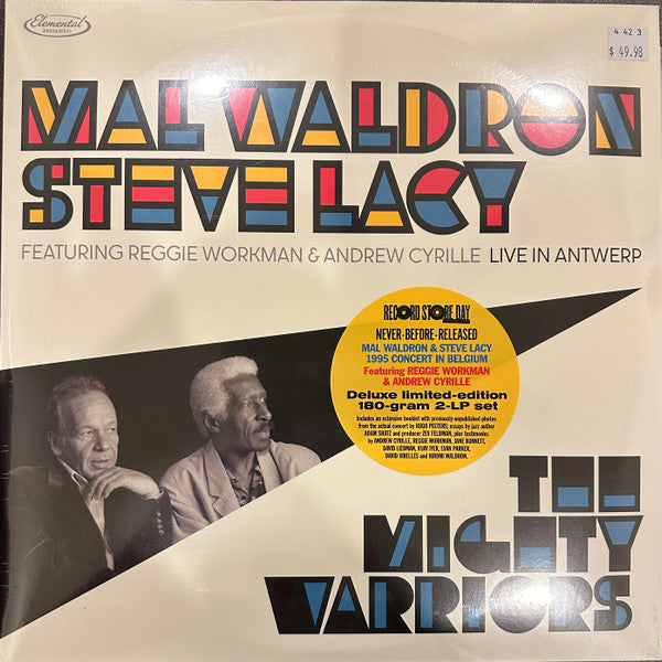 Steve Lacy / Mal Waldron : The Mighty Warriors: Live In Antwerp (2xLP, Album, RSD, Dlx, Ltd, Num)