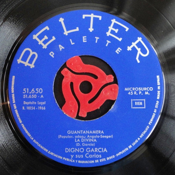 Digno Garcia Y Sus Carios : Guantanamera / La Divina / The Bird / Mi Nostalgia (7", EP)