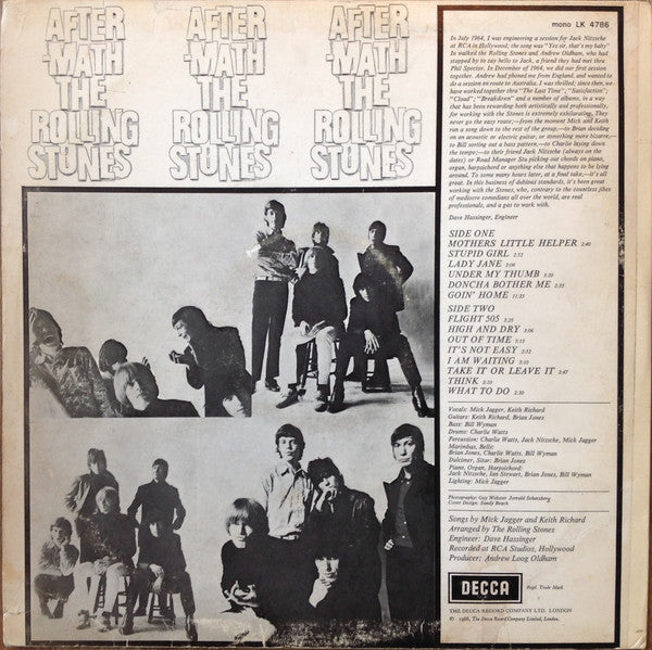 The Rolling Stones : Aftermath (LP, Album, Mono)
