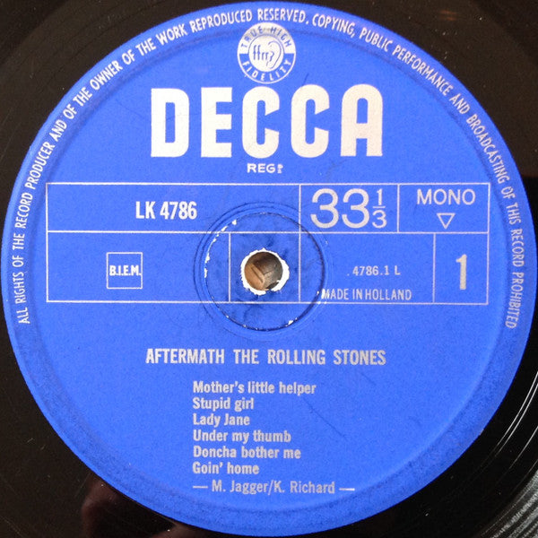 The Rolling Stones : Aftermath (LP, Album, Mono)