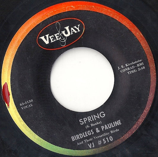 Birdlegs & Pauline : Spring (7", Single)