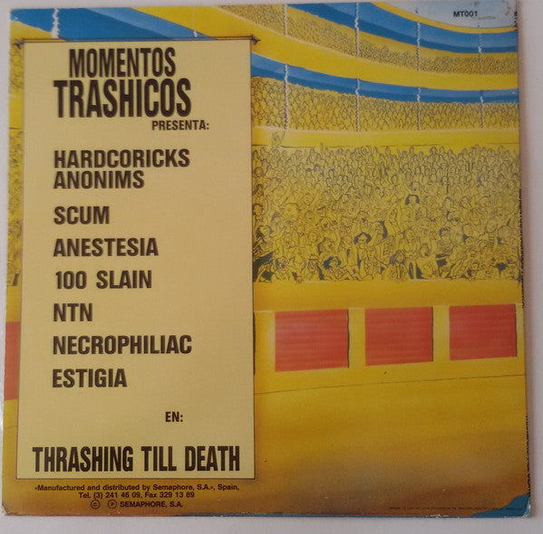 Various : Thrashing Till Death (LP, Comp)