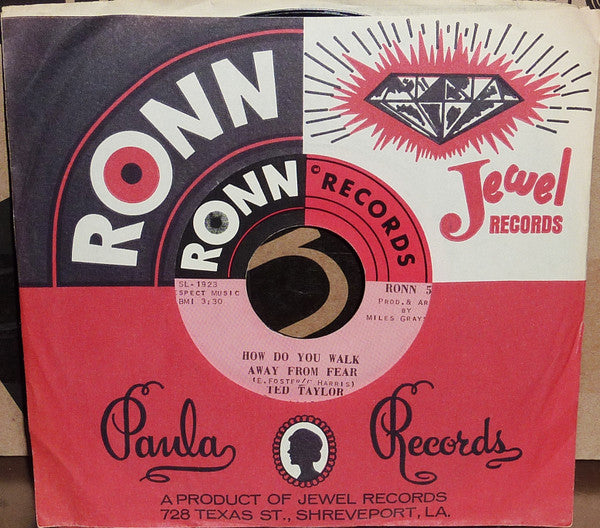 Ted Taylor : How Do You Walk Away From Fear (7", Single)