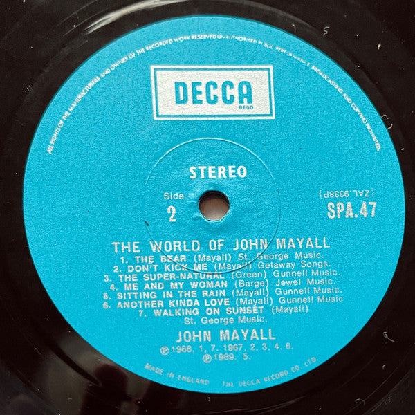 John Mayall : The World Of John Mayall (LP, Comp)