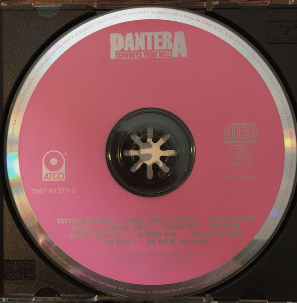 Pantera : Cowboys From Hell (CD, Album)