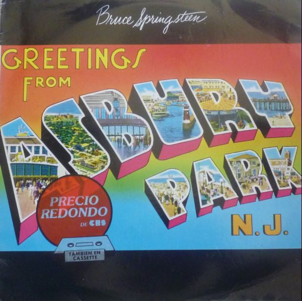 Bruce Springsteen : Greetings From Asbury Park N.J. (LP, Album, RE)
