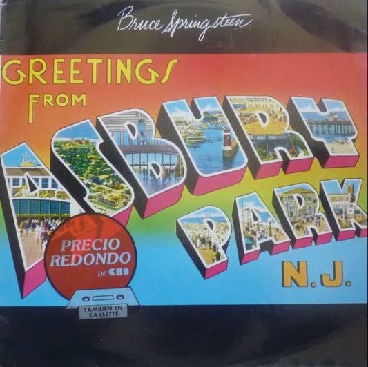 Bruce Springsteen : Greetings From Asbury Park N.J. (LP, Album, RE)