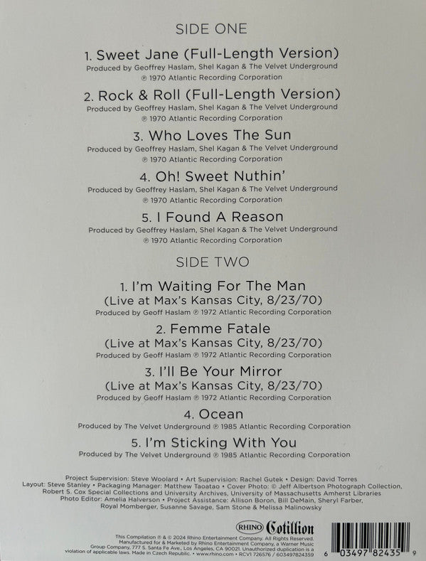 The Velvet Underground : Now Playing (LP, Comp, Cry)
