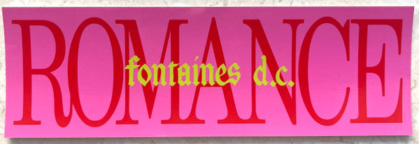 Fontaines D.C. : Romance (LP, Album, Ltd, Num, W/Lbl, Fir)