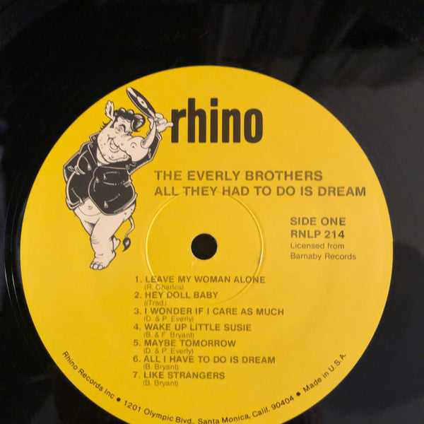 The Everly Brothers* : All They Had To Do Was Dream (LP, Album)