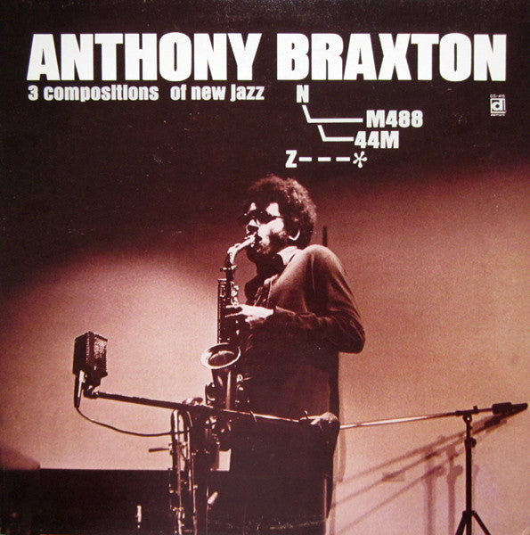 Anthony Braxton : 3 Compositions Of New Jazz (LP, Album, RE, RP)