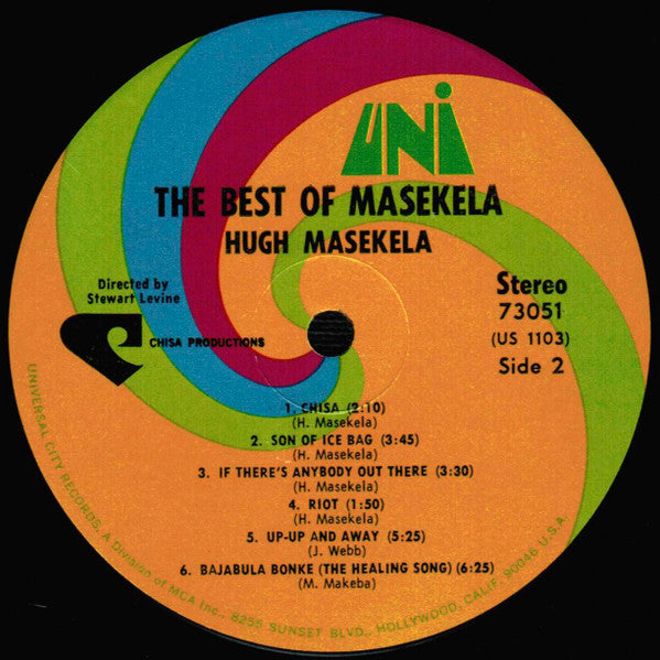 Hugh Masekela : The Best Of Masekela (LP, Comp)
