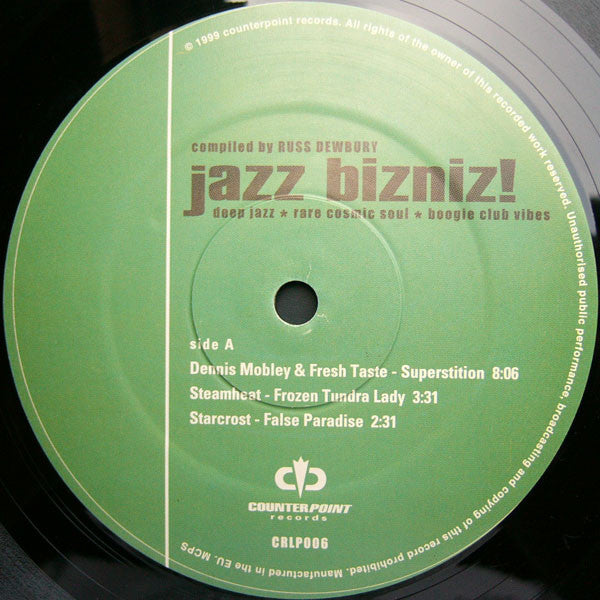 Various : Jazz Bizniz! (Deep Jazz ★ Rare Cosmic Soul ★ Boogie Club Vibes) (2xLP, Comp, RM)