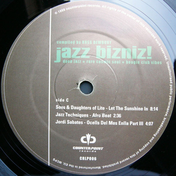 Various : Jazz Bizniz! (Deep Jazz ★ Rare Cosmic Soul ★ Boogie Club Vibes) (2xLP, Comp, RM)