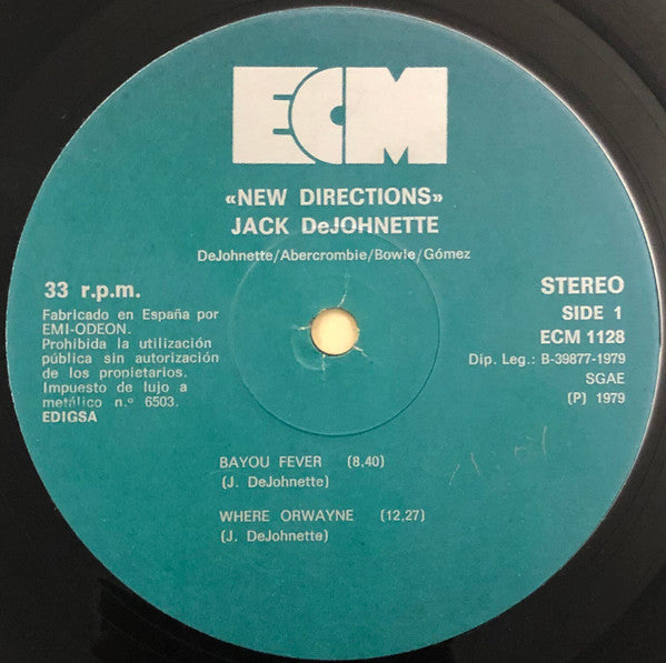 Jack DeJohnette : New Directions (LP, Album)