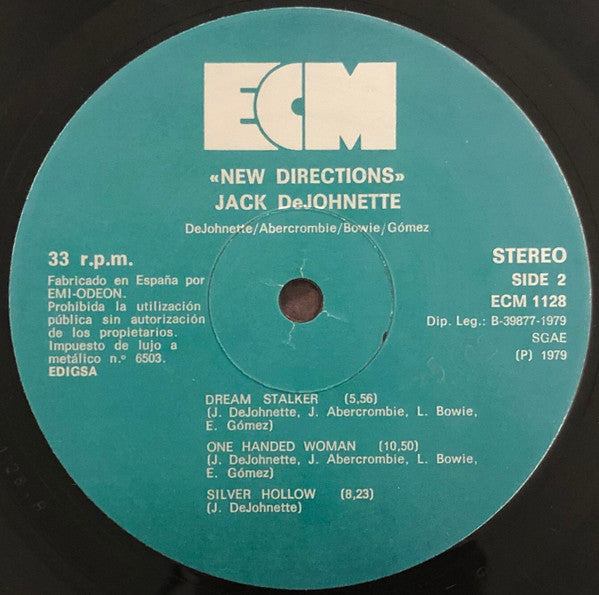 Jack DeJohnette : New Directions (LP, Album)