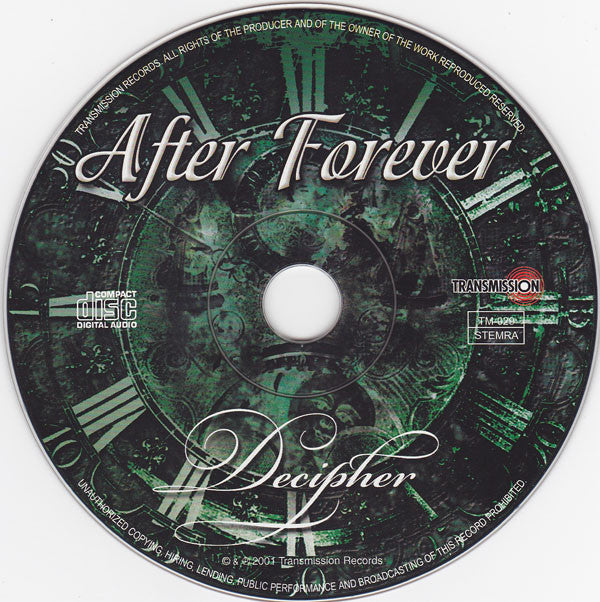 After Forever : Decipher (CD, Album)