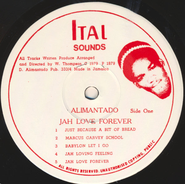Dr. Alimantado : Kings Bread (Jah Love Forever) (LP, Album, RE)