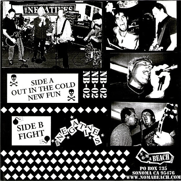 The Negatives (4) : Out In The Cold (7")