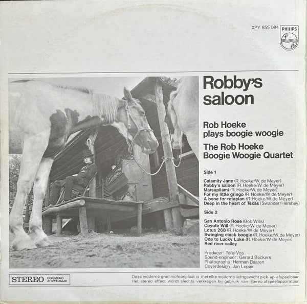 Rob Hoeke Boogie Woogie Quartet : Robby's Saloon (LP, Album)