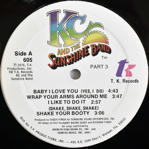 KC & The Sunshine Band : Part 3 (LP, Album, Mon)