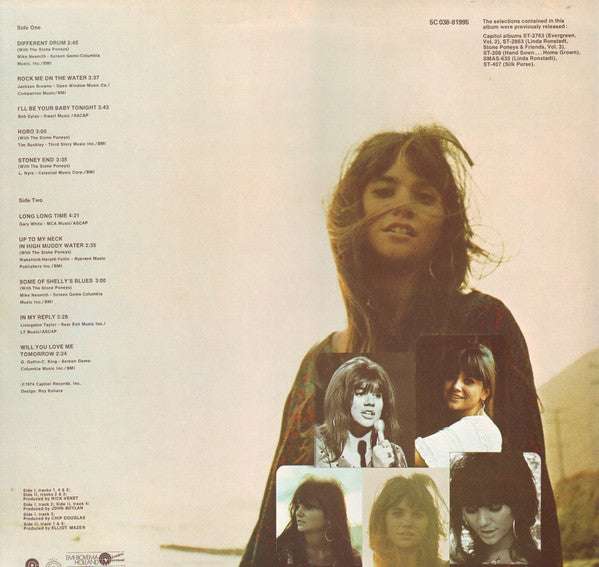 Linda Ronstadt : Different Drum (LP, Comp, RE)