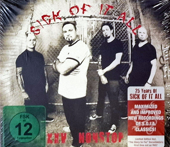 Sick Of It All : XXV Nonstop (CD, Album + DVD + Ltd, Dig)