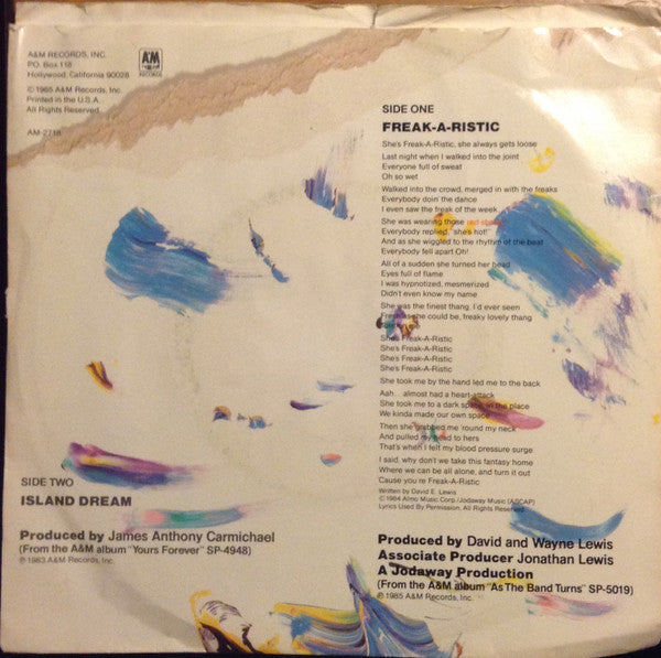 Atlantic Starr : Freak-A-Ristic (7", Single, Ind)