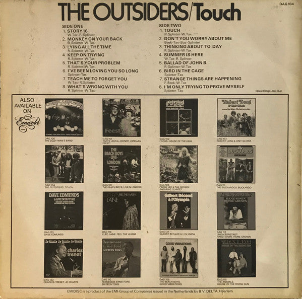 The Outsiders (5) : Touch (LP, Comp)