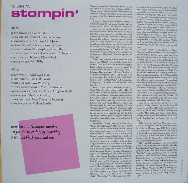 Various : Stompin' Volume 15 (LP, Comp, Unofficial)