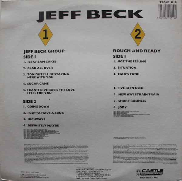 Jeff Beck Group : Jeff Beck Group + Rough And Ready (2xLP, Comp)