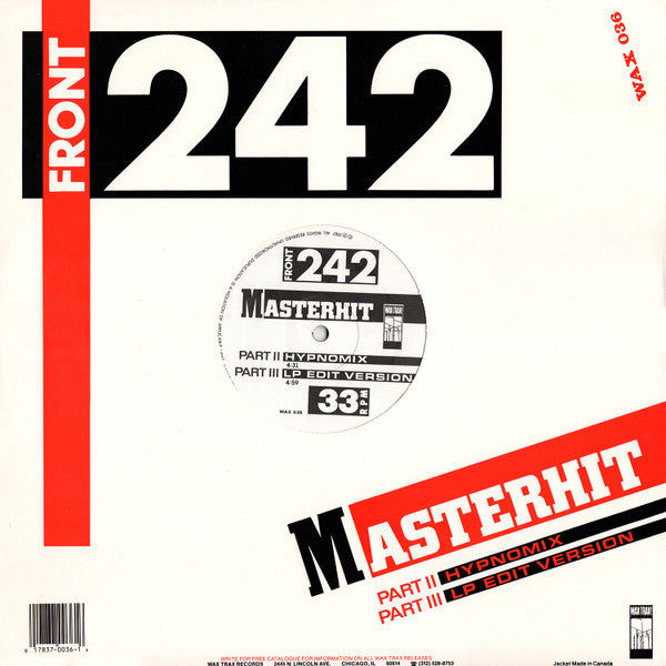 Front 242 : Masterhit (12")