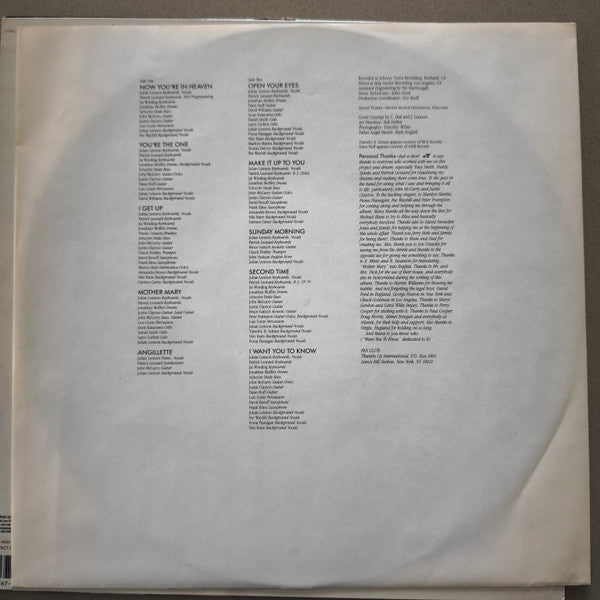 Julian Lennon : Mr. Jordan (LP, Album)