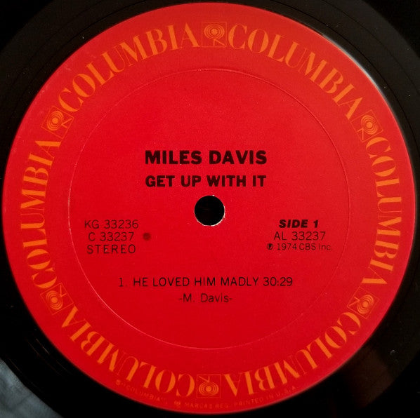 Miles Davis : Get Up With It (2xLP, Album, Pit)