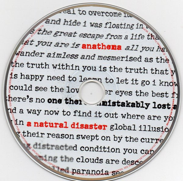 Anathema : A Natural Disaster (CD, Album, Dig)
