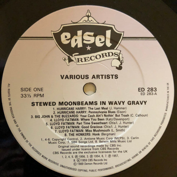 Various : Stewed Moonbeams In Wavy Gravy (OKeh Black Rock 'N' Roll) (LP, Album, Comp)