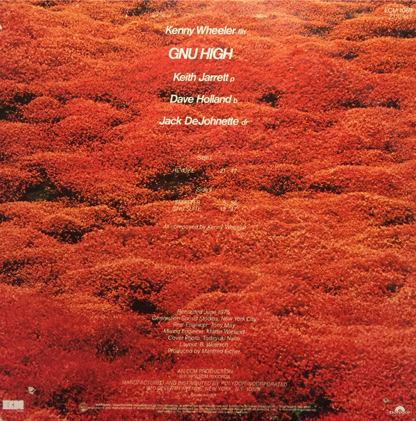 Kenny Wheeler : Gnu High (LP, Album, Ter)