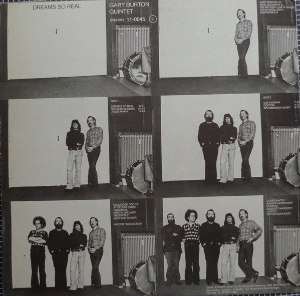 Gary Burton Quintet : Dreams So Real - Music Of Carla Bley (LP, Album, RE)