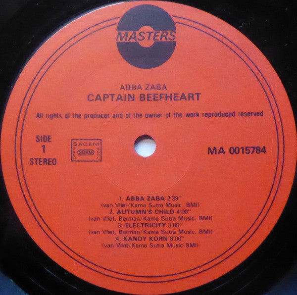 Captain Beefheart : Abba Zaba (LP, Comp, RE)