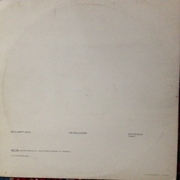 Keith Jarrett : The Köln Concert (2xLP, Album, RE, Gat)