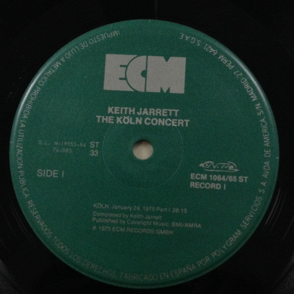 Keith Jarrett : The Köln Concert (2xLP, Album, RE, Gat)